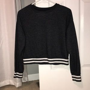 Target Grey Cropped Sweatshirt